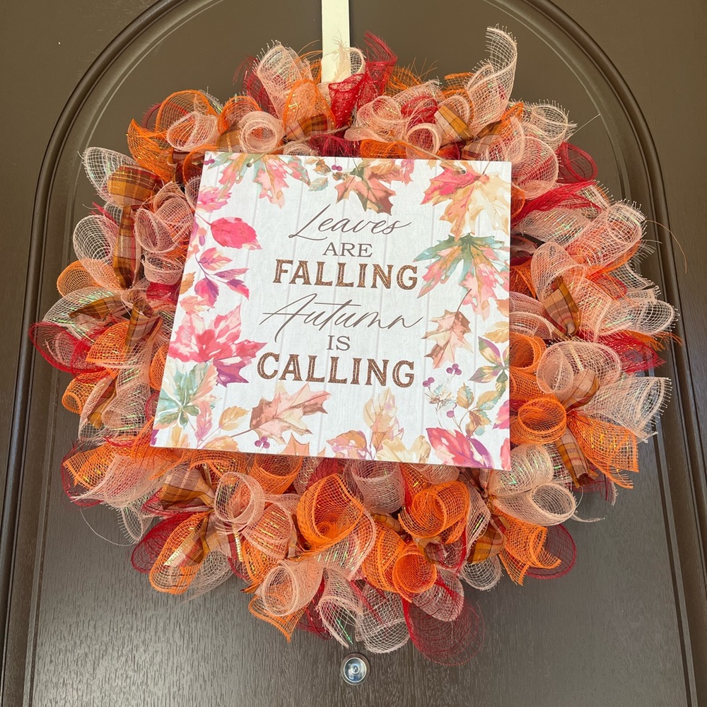 Handcrafted Fall Wreath